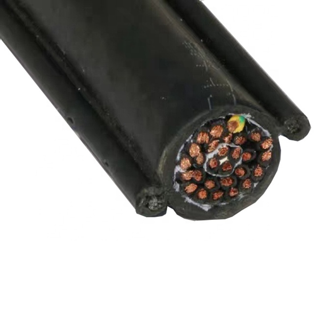 Heavy Duty SJTOW Drum Reeling Power Cable CPE Rubber Sheath NSHTOU-J Crane Cable