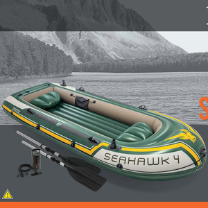 <span class=keywords><strong>Bateau</strong></span> à rames gonflable 10x68351, ensemble de 4 personnes, kayak, pêche, PVC - Product Image 5