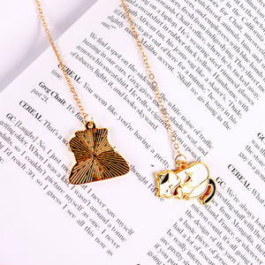 <span class=keywords><strong>Ownday</strong></span> 101398โปรโมชั่นขายส่งแมว2.6*7ซม.Custom บรรจุขวด Rose โลหะทองจี้ Bookmark เครื่องเขียนน่ารัก - Product Image 5