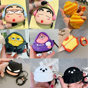 Étui de protection intégral en silicone souple anti-chute pour <span class=keywords><strong>Airpods</strong></span> Pro <span class=keywords><strong>3</strong></span>, motif dessin animé 3D mignon, design <span class=keywords><strong>anime</strong></span>, collection 2026 - Product Image 1