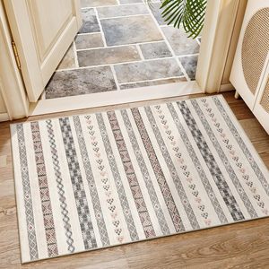 Alfombras de área marroquí minimalistas modernas, stock personalizado, antideslizante, pila baja, 4m de ancho, 10mm, resistente a las manchas, diseño geométrico contemporáneo - Product Image 1
