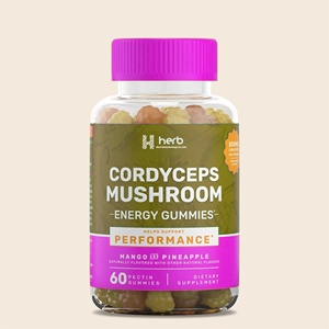 Gomitas de Suplemento de Hongos Naturales de Marca Privada OEM/ODM, Ashwagandha para Energía y Enfoque, Gomitas Veganas de Ashwagandha y Hongos de Marca Privada - Product Image 1