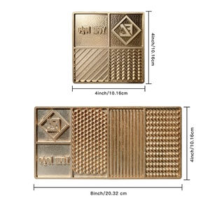 Timbre à glace en bronze : Art sur glace personnalisable, laissez votre créativité s'exprimer avec des motifs élégants, idéal pour offrir en cadeau - Product Image 3