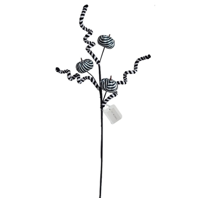 Festival Halloween Event Theme Use Artificial Ornamental Soft Pumpkin Branches Picks Durable Lightweight BSCI Certified Made