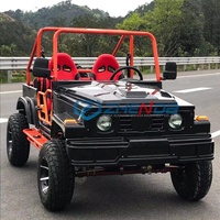 Mini Jeep tout-terrain Zhenda 350cc essence, motos, karts, quads personnalisés 2/4 personnes, 60 yards