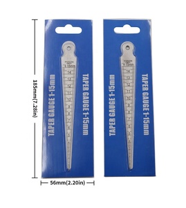 Bereich 1-15MM Edelstahl Toper Schweiß lehre Spalt lehre Fühler lehre Szczelinomierz Messwerk zeug - Product Image 6