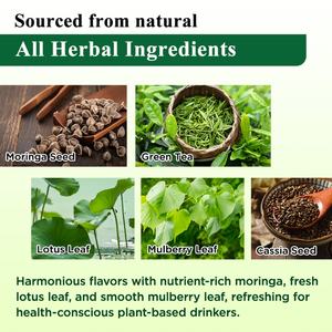 Té de Moringa de Alta Calidad de Chinaherbs, Productos Adelgazantes para la Pérdida de Peso, Té para el Vientre con Moringa, Hojas de Té Verde Quemagrasas - Product Image 5