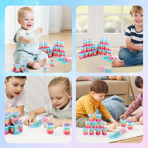 Galaxy Slime Kit for Kids <b>Stress</b> <b>Relief</b> <b>Toys</b>, Classroom Rewards, Stretchy and Non-Sticky Slime for Girls and Boys - Product Image 5