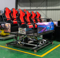 Simulateur 5D de vaisseau spatial miniature populaire, équipement de camion mobile, cinéma 5D intérieur à 6/8/9/12 places pour parc d'attractions, fabriqué en acier