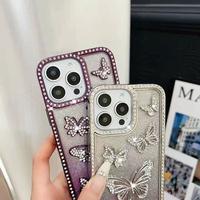 Coque de protection antichoc scintillante pour iPhone 17, 16, 15 Pro Max – Vente en gros OEM d'accessoires de téléphone