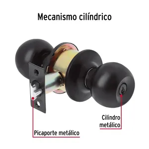 Master con blocco a sfera 24 unità, cilindro, ingresso, nero, blister, base - Product Image 2