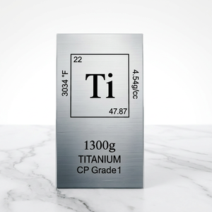 Lámina de Titanio Gr1 CP 99.9% Pura ASTM B265 1.3kg Placa Metálica Personalizada - Product Image 1