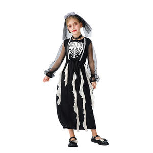 Disfraz de Halloween para Niñas, Disfraz Divertido de Bruja, Diablo, Vampiro, Esqueleto, Zombi, Traje de Fiesta para Niños - Product Image 5