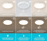 Plafonnier LED sans fil rechargeable à détecteur de mouvement, sans câblage, pour escaliers/couloir/entrepôt/maison