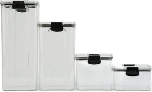 Juego de Recipientes Transparentes de Plástico para Almacenamiento de Alimentos para Uso en la Cocina, Diseño Multifuncional, Logotipo Personalizado Disponible, Forma Poligonal, Compatible con OEM - Product Image 2