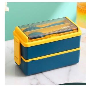 Microwave Safe Bento <b>Box</b> <b>Lunch</b> Container Plastic 3-in-1 <b>Compartment</b> Japanese Containers Divider Leakproof Plastic - Product Image 4