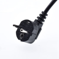 Câble d'alimentation industriel OEM UE, connecteur Euro C13, 16A 250V, Schuko 2 broches, IEC femelle, rallonge d'alimentation moyenne tension