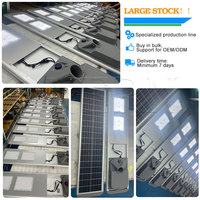 Prix de gros tout en deux lampadaire solaire 90w 3000w lampadaire solaire led extérieur avec caméra de vidéosurveillance