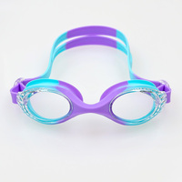 Lunettes de natation colorées pour enfants, anti-buée, étanches, pour les tout-petits