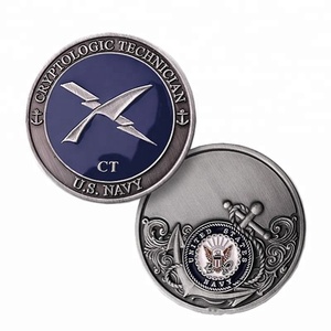Neue Ankunfts-Nickelüberzug-weiche Emaille-kundenspezifische Großhandelsmarine-Herausforderung-<span class=keywords><strong>M</strong></span>ünzen - Product Image 1