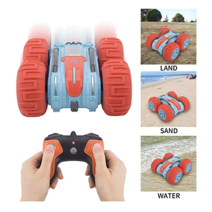 prórroga doble lado 4WD RC Coche juguete de control remoto de coche vehículo anfibio en el agua y la tierra - Product Image 3