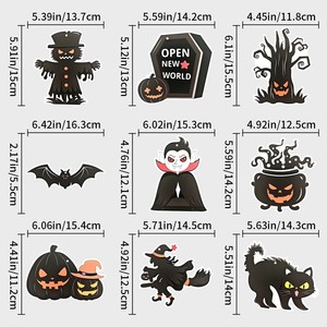 Décorations suspendues en <span class=keywords><strong>spirale</strong></span> pour Halloween, ornements de plafond en <span class=keywords><strong>spirale</strong></span>, découpes de citrouille, fantôme, chauve-souris, sorcière, décorations de plafond intérieures pour Halloween - Product Image 4