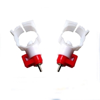 Abreuvoir automatique à tétine pour poulets, fontaine à eau suspendue avec coupelle et bille