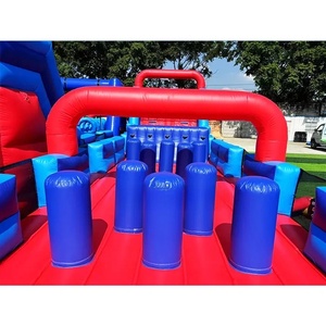 Circuito de Obstáculos Inflable para Exteriores, Juego Inflable Gigante para Fiestas de Adultos, Combo de Obstáculos Inflables, Trampolín para Niños - Product Image 4