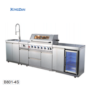 Premium cucina esterna in acciaio inossidabile modulo combinato <span class=keywords><strong>Barbecue</strong></span> Design dell'isola-cucina artigianale abile cucina all'aperto - Product Image 5