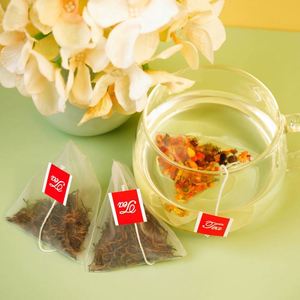 ถุงกรองชาไนลอนใสแบบมีเชือกผูก สำหรับชาใบชา ชาสมุนไพร ชาดอกไม้ - Product Image 5