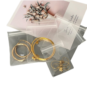 Custom Logo Frosted PVC Zipper Self-sealing Earring Jewelry <b>Bag</b> Bracelet and Glasses EVA Plastic Display Storage <b>Bag</b> - Product Image 1