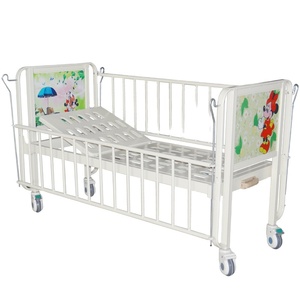 Lit d'hôpital manuel médical BDB01 pour enfants fonction unique avec rails latéraux réglables à la maison ou à l'hôpital - Product Image 1