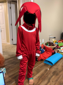 Nuevo Diseño, Disfraz de <span class=keywords><strong>Sonic</strong></span> Generations Knuckles the Echidna Rojo para Niños - Product Image 4