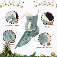 Chaussettes de sol de Noël mignonnes en 3D avec des animaux |    Coton chaud et respirant (thème amusant pour enfants) |   Antidérapant et festif |   Vente en gros