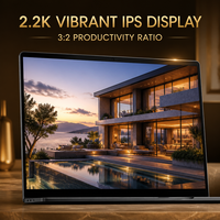 Ordinateur portable professionnel OEM en gros de 14 pouces, Intel Core i3-1220P 10 cœurs, 16 Go de RAM, 512 Go SSD, Windows 11, écran IPS 2K 3:2