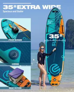 Esup 11'6 siêu rộng Inflatable đứng lên tàu chèo siêu ổn định tất cả các vòng sup bảng Inflatable paddleboard cho người mới bắt đầu