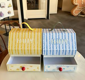 Journée des enfants dessin animé <span class=keywords><strong>monde</strong></span> maison couverture cadeau papier boîte anniversaire compagnon Snack jouet bonbons chocolat papeterie boîte d'emballage - Product Image 2