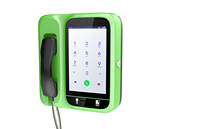 Téléphone public intelligent Android 11 avec reconnaissance faciale, grand écran 10 pouces, 4G LTE sans fil, pour l'école et l'extérieur