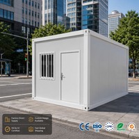 Casa Contenedor Prefabricada Ecológica de Instalación Rápida, Casa Modular de Acero para Hospital, Taller, Centro Comercial, Baño, Supermercado, Gimnasio