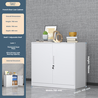 Armoire métallique à une porte peu encombrante, unité de rangement intérieure, armoire de rangement en acier à double porte, organisateur métallique verrouillable