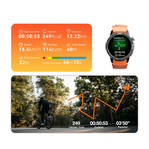 Agm Đồng hồ W1 PRO BT cuộc gọi ẩn bản đồ GPS 5ATM IP68 không thấm nước thời trang 2025 Smartwatch Android Montre reloj Smartwatch 2025 - Product Image 4