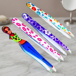 Pinzas para Cejas ASAP Funky Neon de Acero Inoxidable, Herramienta de Depilación de Precisión con Punta Inclinada para Rostro y Cejas - Product Image 6