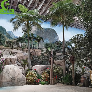 3m-15m Kunstmatige Kokospalm UV-bestendig Fiberglass met 10 Jaar Levensduur voor Hotel, Luchthaven & Winkelcentrum Decoratie - Product Image 6