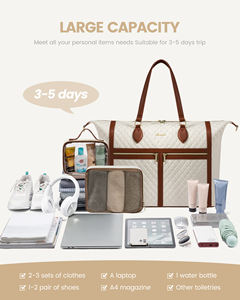 LOVEVOOK 4 in 1 여성용 여행 더플백 4pcs 세트 하룻밤 주말 핸드백 휴대 노동 배달을위한 대형 병원 가방 - Product Image 5