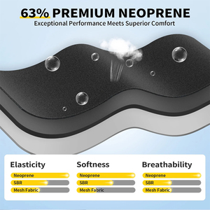 Genouillère de sport professionnelle avec support à ressorts renforcés, sangles Velcro réglables pour la stabilité et le soulagement des articulations - Product Image 3