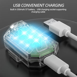 Lampe stroboscopique pour voiture Lampe flash pour moto Télécommande <span class=keywords><strong>sans</strong></span> <span class=keywords><strong>fil</strong></span> étanche pour vélo Scooter Indicateur anti-collision Lampe d'avertissement - Product Image 4