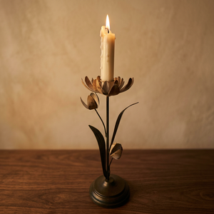 Candelabro de Hierro con Diseño de Tulipán para Decoración del Hogar - Product Image 5