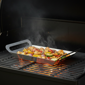 Cesta de Acero Inoxidable para Asar Carne, Camarones, Verduras, Accesorios para Barbacoa, Cestas para Asar para Todas las Parrillas y Ahumadores - Product Image 5