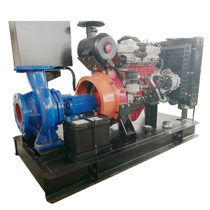 Groupe motopompe diesel 300 kW 1500 tr/min à haut débit pour la lutte contre les inondations et le drainage des eaux usées - Product Image 2