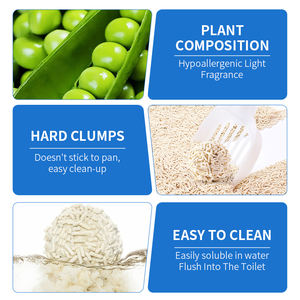 프리미엄 친환경 간편 세척 식물성 녹차 강력 응고 두부 고양이 모래 6L 백 - Product Image 2